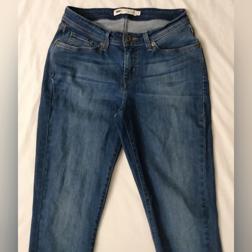 WOMENS LEVIS 529 SKINNY LEG CURVY JEANS SIZE 8 COTTON SPANDEX
